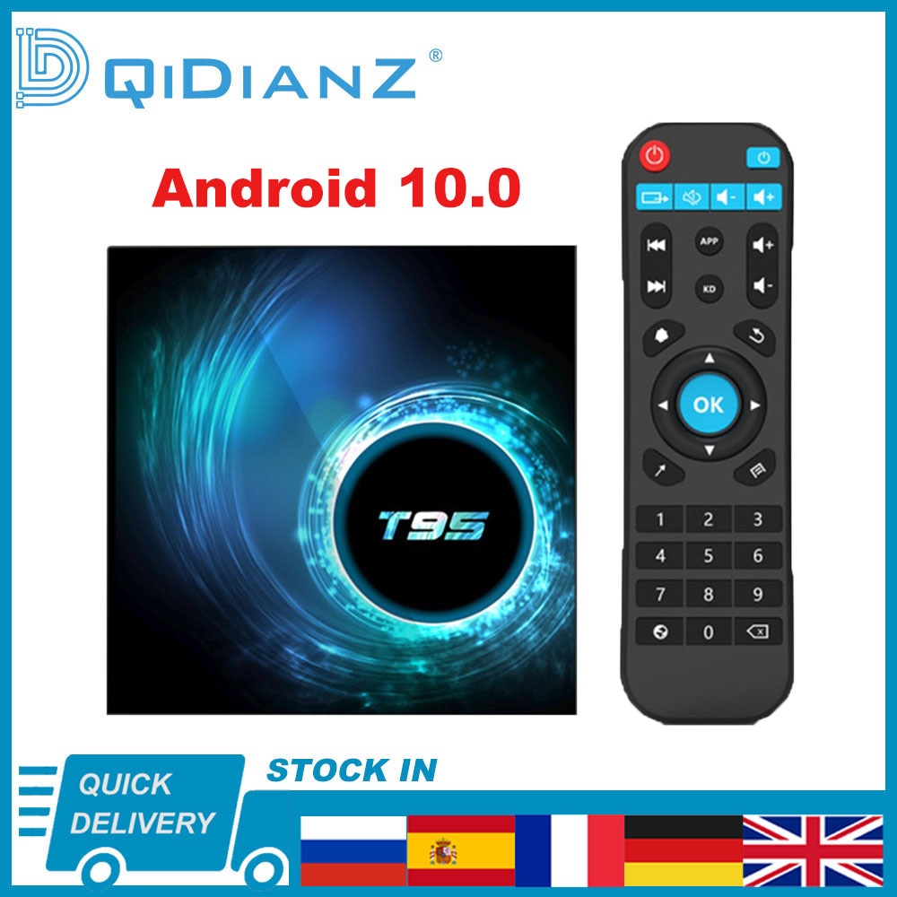 T95 Ʈ tv ڽ ȵ̵ 10.0 4k 1080P HDR Allwin..